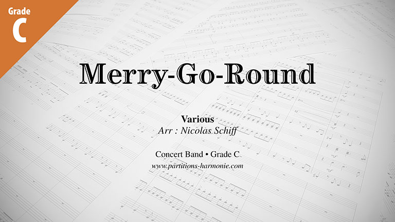 Merry-Go-Round arrangement partition orchestre d'harmonie