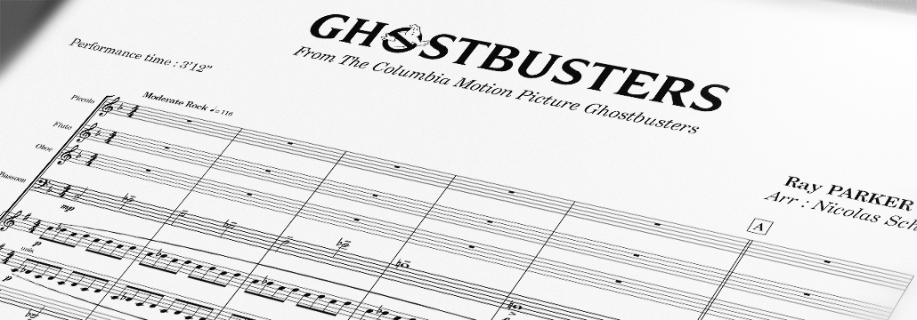 ghostbusters-main-theme-concert-band-full-score-arrangement-movie Ghostbusters main theme, concert band full score, arrangement from the movie